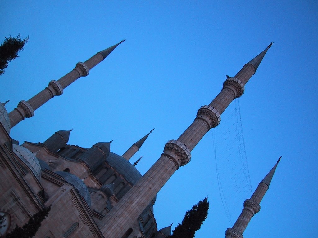 Selimiye Mosque in Edirne - Turkey (nightfall)